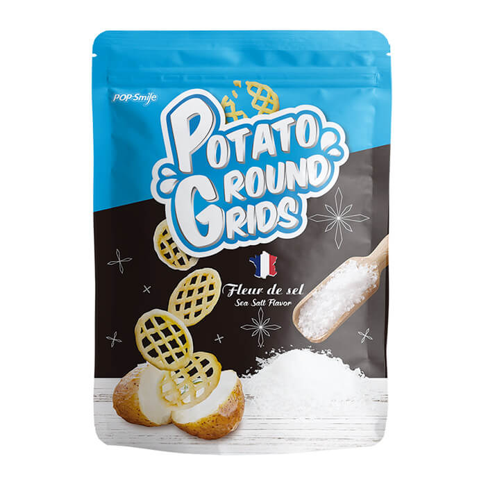 Sea Salt Flavor Potato Round Grid- 280g